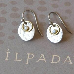 Silpada Vintage Sterling Silver
& Bronze River Shell Earrings